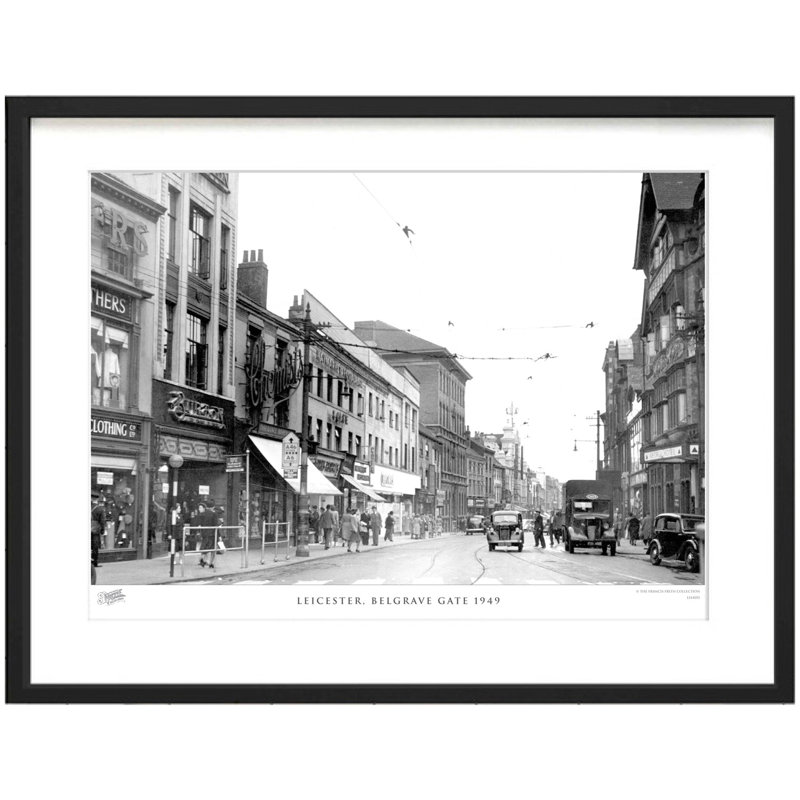 Leicester, Belgrave Gate 1949 - Single Picture Frame Print, 48.4cm H x 63.6cm W x 2.3cm D