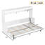  Lit escamotable avec bureau intégré, station de charge USB et lumières DEL pour petits espaces-1587635277-1587635275