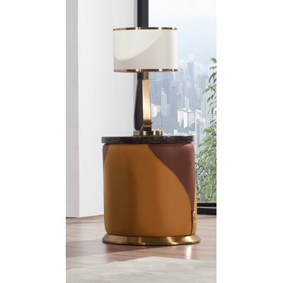 Table de bout bloc de collection Rowen
