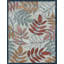 Tapis floral transitionnel gris Gilda-591702451
