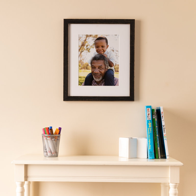 Blevins Wood Matte Picture Frame, 24" x 30", Black