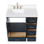 Meuble-lavabo simple avec plateau Abshire 37-93359451