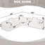 Canapé modulaire courbé surdimensionné sans siège 4 places Ekampreet, ensemble de canapé modulaire, accoudoirs carrés, rembourrage en mousse, boucle-1868437499