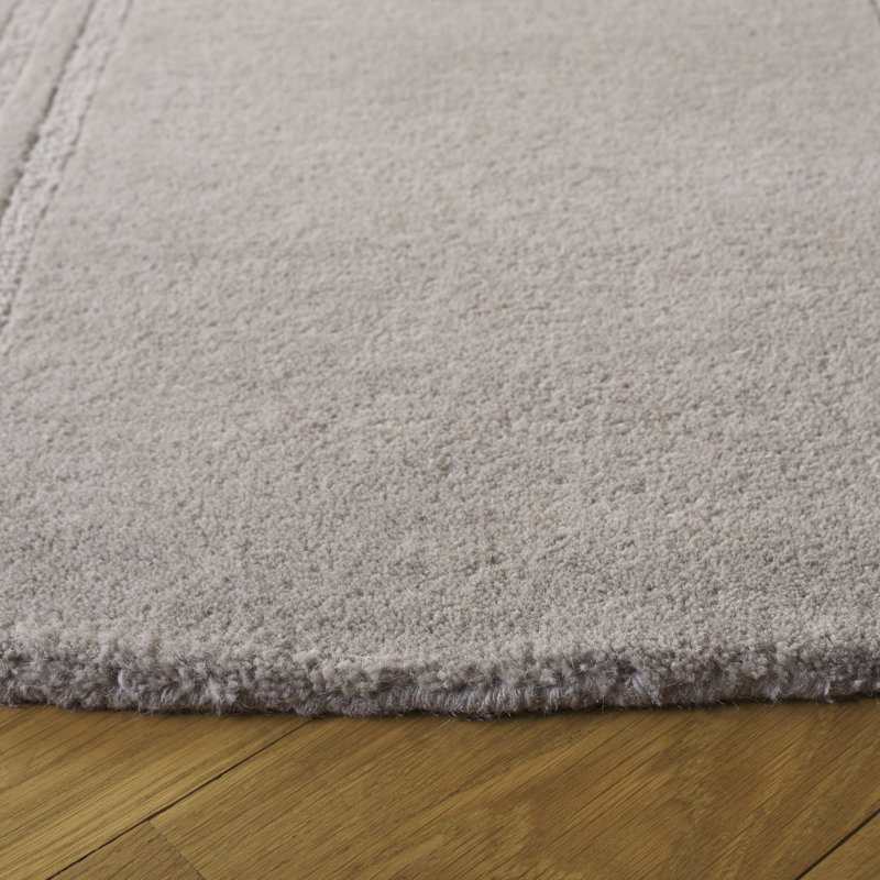 Tapis gris Fifth Avenue 251, Rond 6 pi