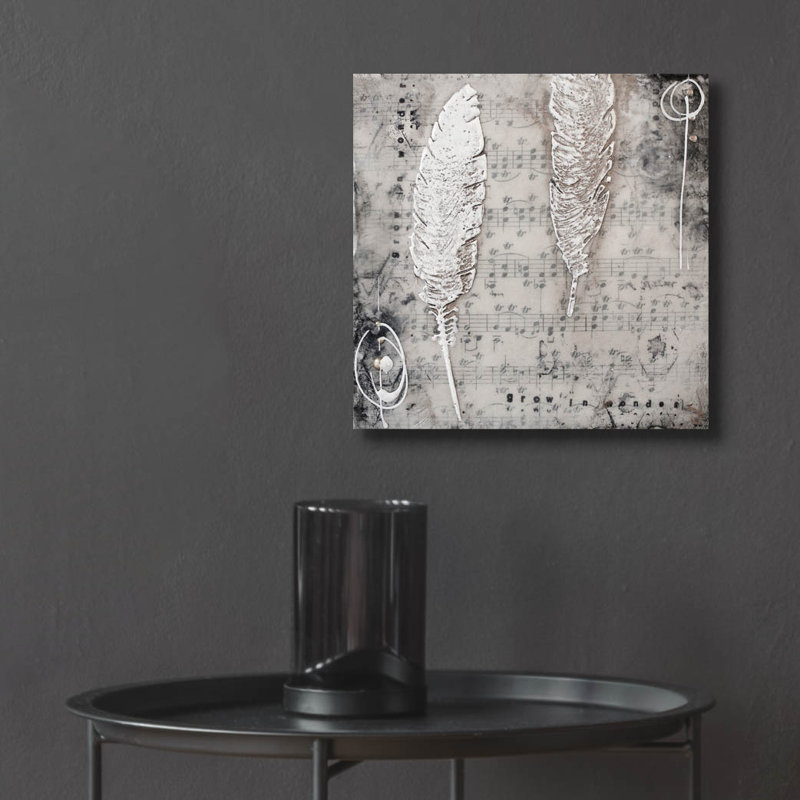 «Heaven Sent» par LovIsArt Latitude Run®, art mural en verre acrylique, 36 po x 36 po, H 12 po x l 12 po x P 0,13 po