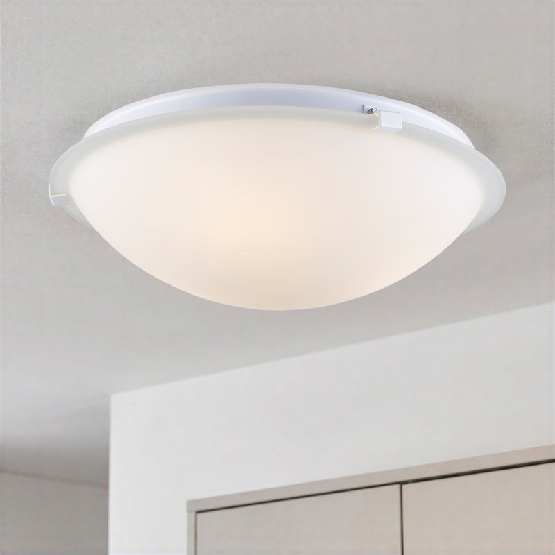 Plafonnier encastré 3 lumières 15 po Karratha, Blanc