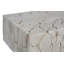 Table basse Chunk, rectangulaire, pierre romaine