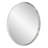 Steele Polished Silver Round Mirror