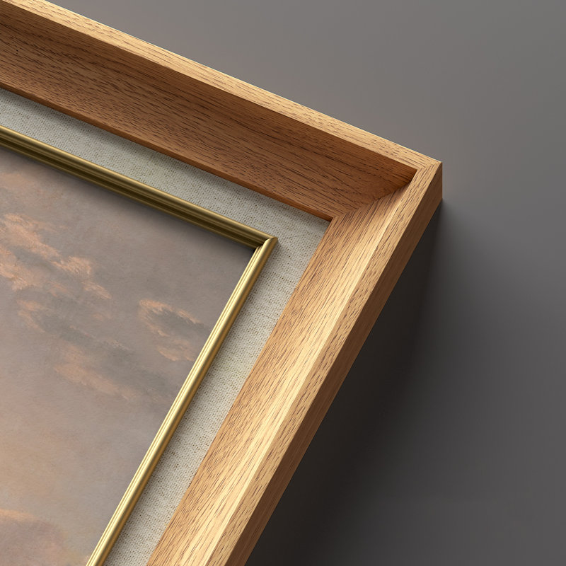 Ensemble de 2 œuvres d'art encadrées de qualité supérieure sur toile de qualité supérieure avec cadre de 26 po x 36 po