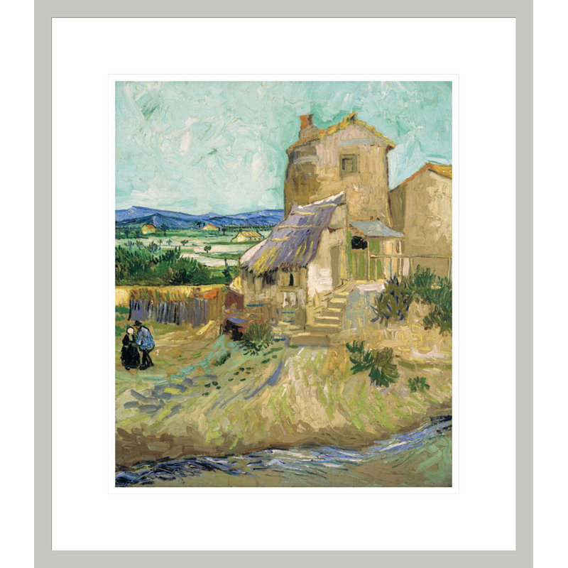«La Maison de la Crau» par Vincent van Gogh, impression giclée encadrée, 20,2 po H x 17,75 po L