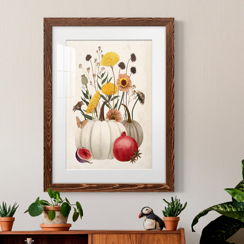 Fall Botanicals II - cadre photo, impression, Érable encadré, H 24 po x l 20 po x P 1 po