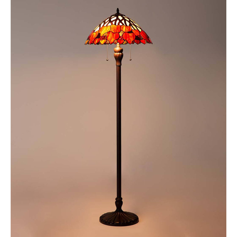 58.63'' Black Traditional Floor Lamp Set