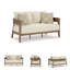 Causeuse d'extérieur avec coussin Alesana