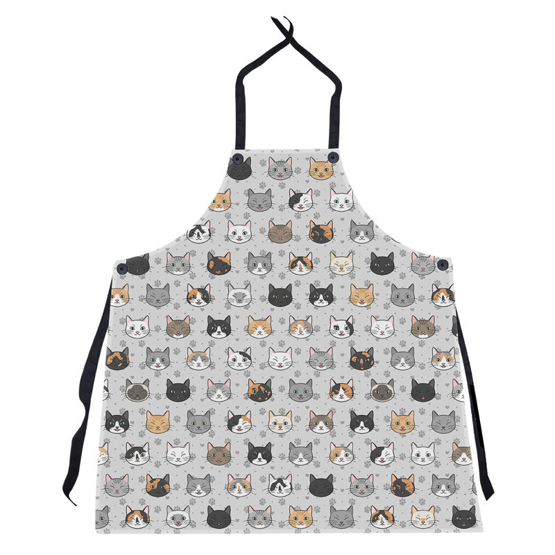Bib Apron, Gray