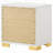 White 2-Drawer Nightstand