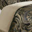 Édredon très grand avec 4 articles - 1 édredon, 2 taies décoratives, jupe de lit, exquis, fermeture à glissière cachée, chenille, motif 100% PC, tissu