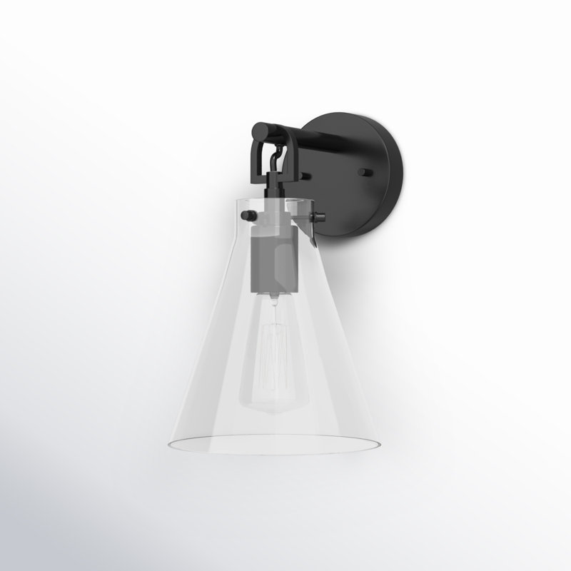 Avelina 1-Light Dimmable Armed Sconce