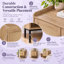 Meuble à chaussures Scribo à 5 niveaux en bois avec portes en rotin et étagères ouvertes - Rangement d'entrée