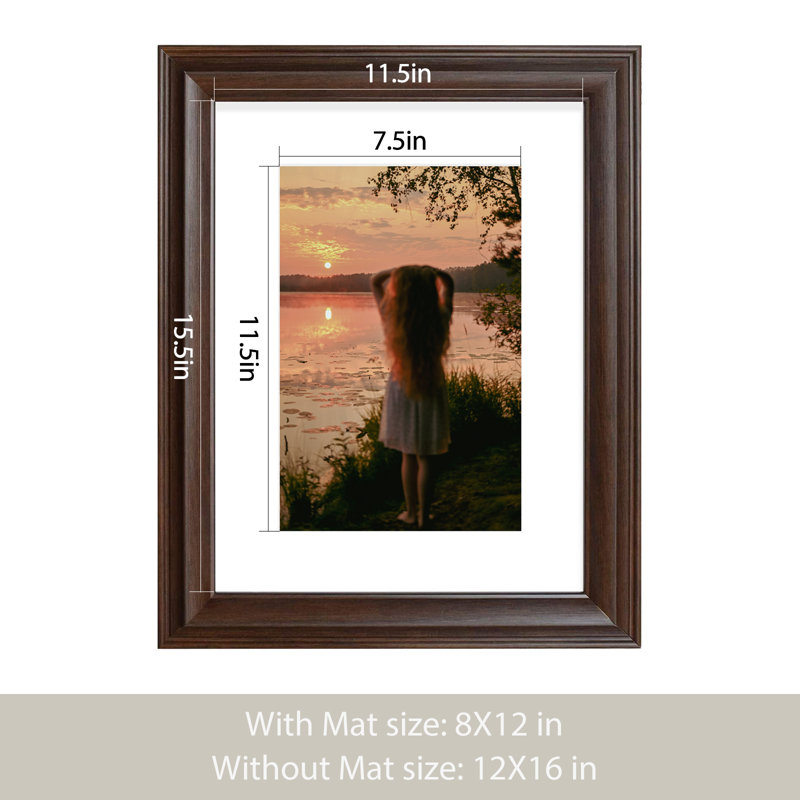 Enely Matte 12x16 Single Picture Frame, 12" x 16"