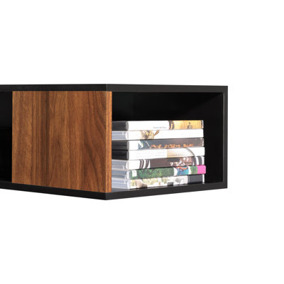 Meuble télé en bois massif pour téléviseur de 65 po ou moins Jron