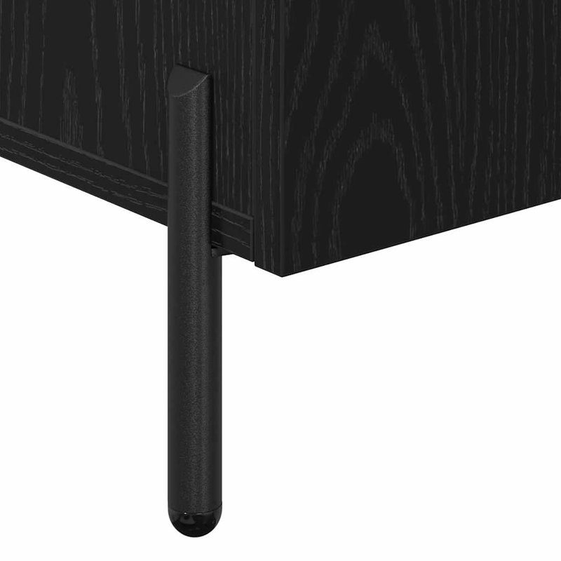 90cm Sideboard, Black Oak