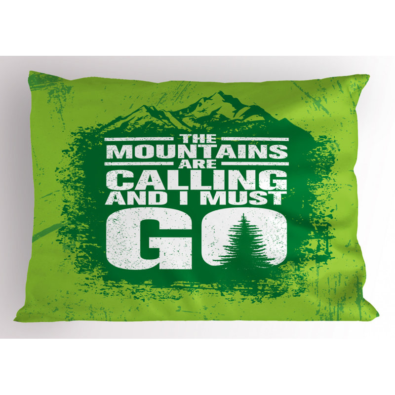 Mountain Polyester Sham Set, Twin