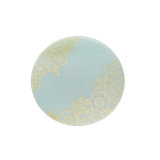 Gold And Gold Flower Glass Elegant Placemat