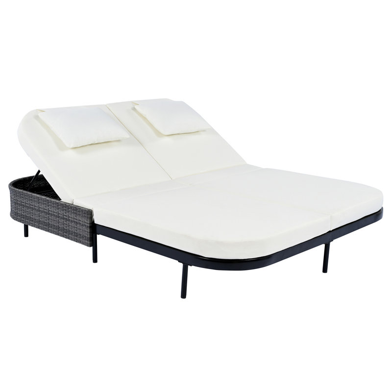 TREXM Outdoor Daybed, Black