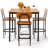 Ensemble de table de salle à manger 5 pièces Eckhardt