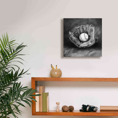 «Rustic Sports III Black and White» par Ethan Harper, estampe numérique sur toile