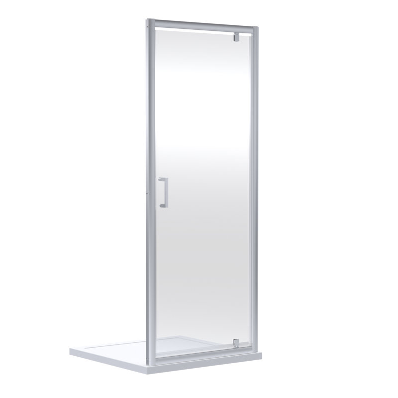 Rene 1900 x 760mm Pivot Shower Door, Chrome