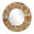 Hiram Round Wood Mirror