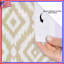 Rideaux de douche beige et blanc Ikat-1117813408