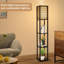 Lampe sur pied en rotin Boho