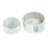 Marble Agate Ceramic Jute Leather Crystal Circle Round 5 Piece Coaster Set with Holder Set