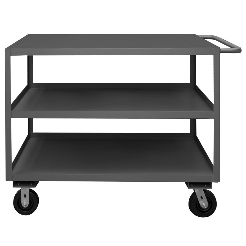 Utility Cart with Wheels, 60" H x 39.25" W x 30" D