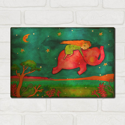 'Come Dream With Me' By Wyanne Gold Metal Wall Art, 16" x 12"