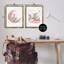 «Pink Sleepy Elephant», ensemble de 2 toiles flottantes encadrées par LSR Design Studio-1344603480-1344603481