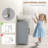 Pedestal Sink Storage Cabinet, Bathroom Sink Cabinet With 2 Barn Doors And Adjustable Shelf (Without Washbasin)-121100384