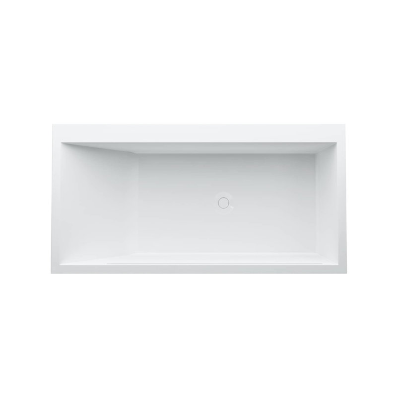 Kartell 66.93'' L Freestanding Soaking Bathtub