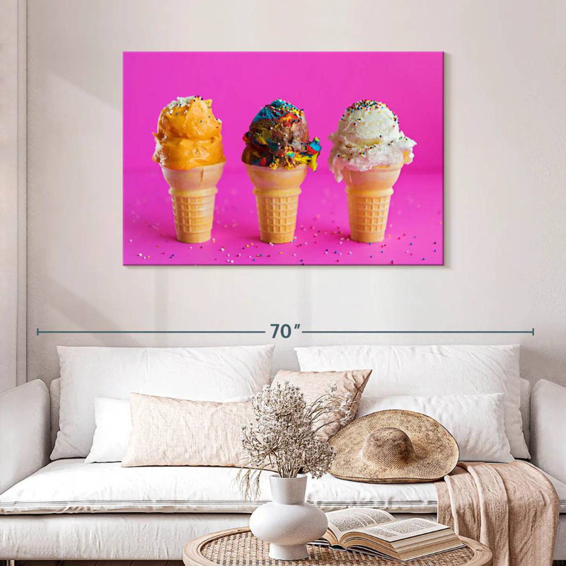 Cornets de crème glacée Yarlin Sundae, H 30 po x l 45 po
