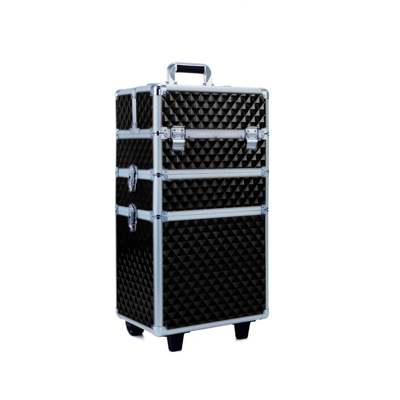 Travel Case + Drawers, Black