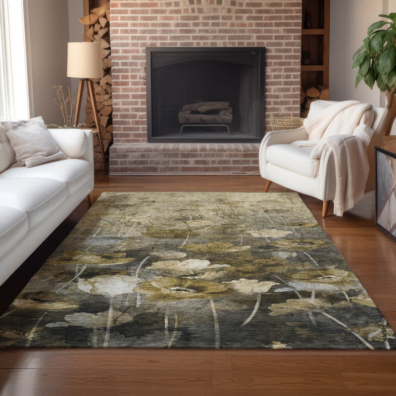 Tapis intérieur / extérieur Khiri avec envers antidérapant, Rectangulaire 3 pi x 5 pi