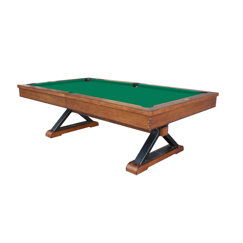 Santa Fe Slate Pool Table with Professional Installation Included, No, 7', Championship Green