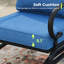 Chaise berçante d'extérieur en métal Bular-1648482181