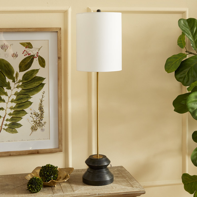 Kaiden 26" Black/Gold Table Lamp, Black/Gold