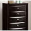 Commode style transitionnel 1pc Poignées ovales à 5 tiroirs-351067233