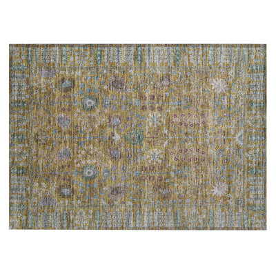 Machine Washable Indoor/Outdoor Leavittsburg ACN2231 Global Rug