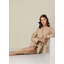Peignoir mi-mollet en coton avec poches-74493677-74493676