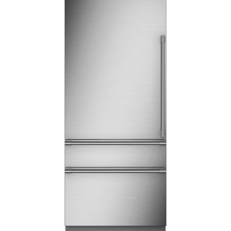 Monogram 36" Panel-Ready Premium Integrated Bottom-Freezer Refrigerator, Right